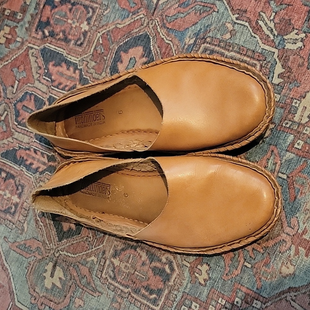 Mohinders heritage leather flat
